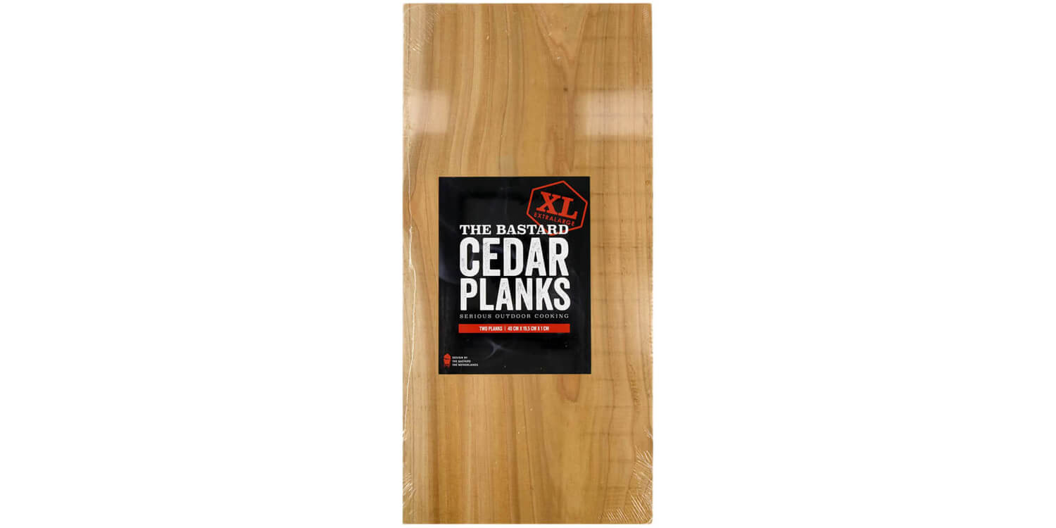 The Bastard Smoke Plank L 40x20x1cm Red Cedar (2 stuks)