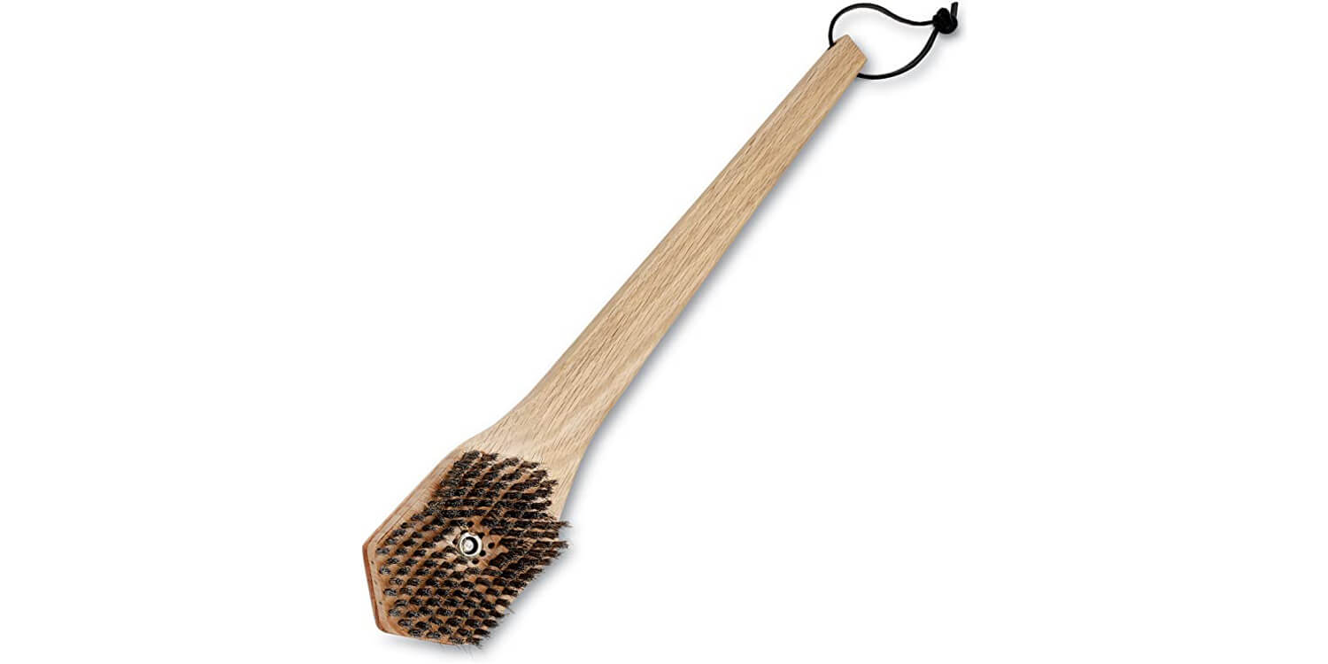 Weber Bamboehouten borstel met vervangbare borstelkop 46 cm